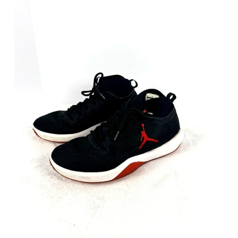 Nike Air Jordan Reveal Black Red Mid Top Sneakers Men's Size 12.5 845402-001